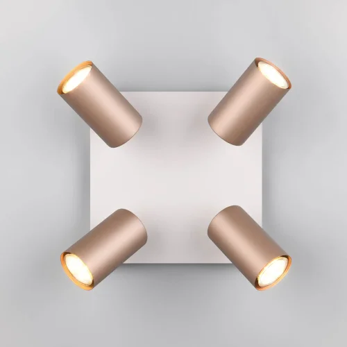 SPOT PLAFOND/MUR 4 LUMIÈRES MÉTAL COFFEE/GRIS GU10 GRAFTON SPOT PLAFOND/MUR 4 LUMIÈRES MÉTAL COFFEE/GRIS GU10 GRAFTON