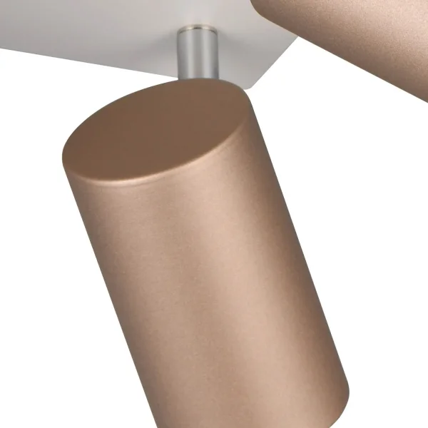 SPOT PLAFOND/MUR 4 LUMIÈRES MÉTAL COFFEE/GRIS GU10 GRAFTON SPOT PLAFOND/MUR 4 LUMIÈRES MÉTAL COFFEE/GRIS GU10 GRAFTON