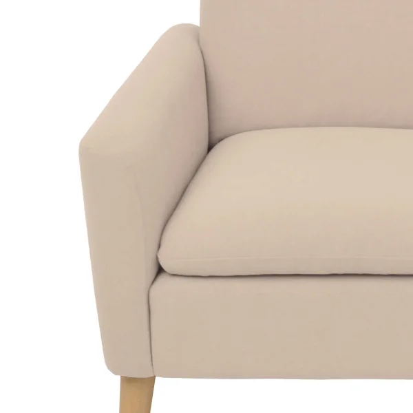 CANAPÉ 1 PLACE OASIS COULEUR SABLE