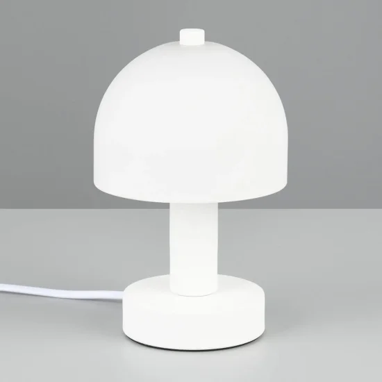 LAMPE DE TABLE MÉTAL BLANC E14 GASPAR 2