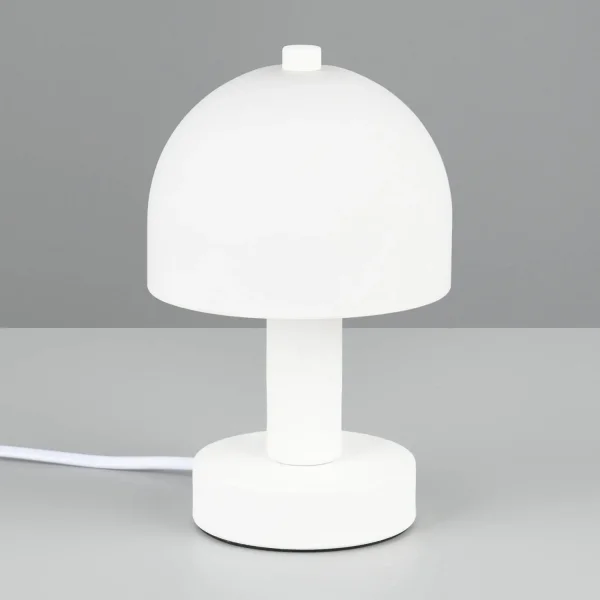 LAMPE DE TABLE MÉTAL BLANC E14 GASPAR