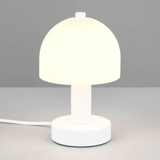 LAMPE DE TABLE MÉTAL BLANC E14 GASPAR