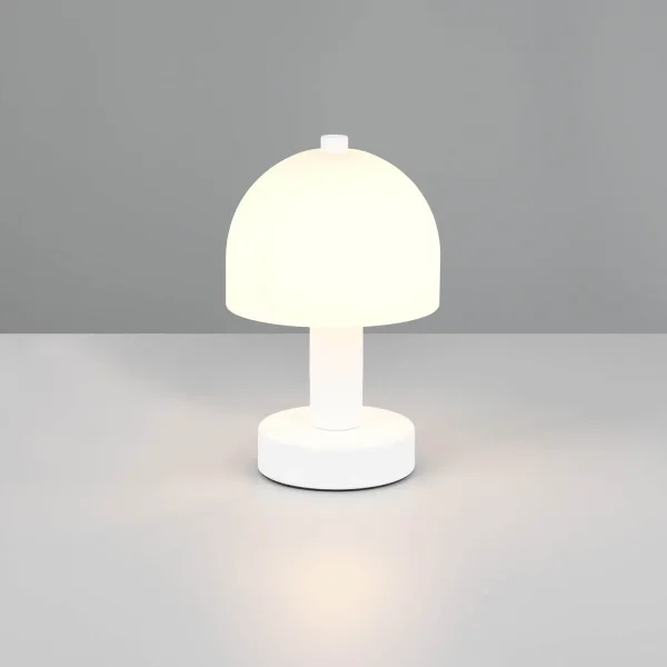 LAMPE DE TABLE MÉTAL BLANC E14 GASPAR