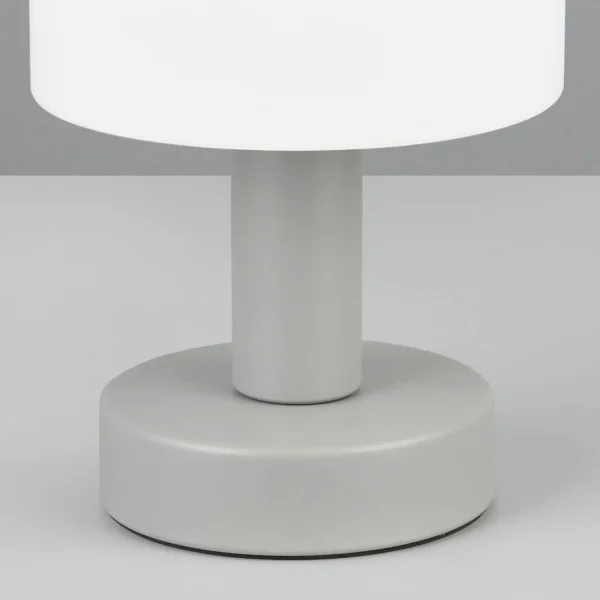 LAMPE DE TABLE METAL GRIS ABSOLU E14 GASPAR