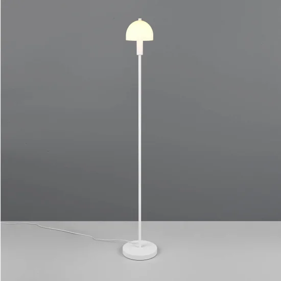 LAMPADAIRE METAL BLANCHE E14 GASPAR