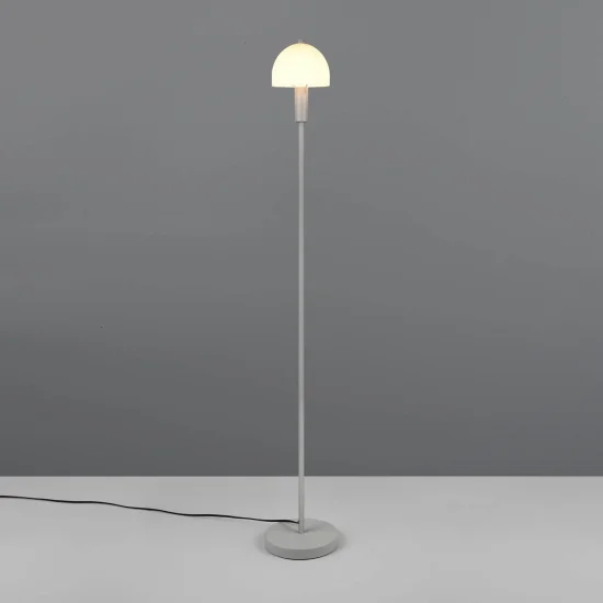 LAMPADAIRE EN MÉTAL GRIS ABSOLU E14 GASPAR 2
