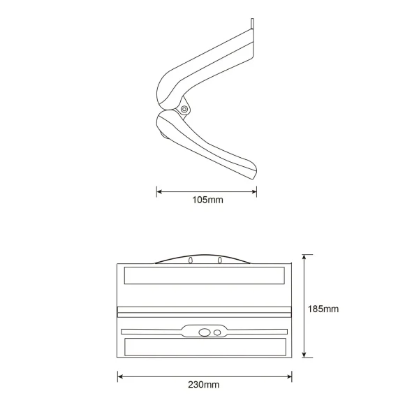 APPLIQUE SOLAIRE EXTÉRIEUR 5W 4000K CAPTEUR BASCULANT IP44 MACADAMIA APPLIQUE SOLAIRE EXTÉRIEUR 5W 4000K CAPTEUR BASCULANT IP44 MACADAMIA