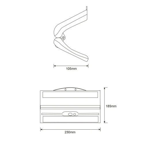 APPLIQUE SOLAIRE EXTÉRIEUR 5W 4000K CAPTEUR BASCULANT IP44 MACADAMIA APPLIQUE SOLAIRE EXTÉRIEUR 5W 4000K CAPTEUR BASCULANT IP44 MACADAMIA