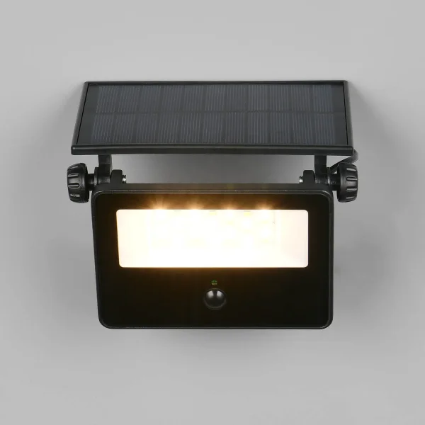 APPLIQUE EXTÉRIEUR SOLAIRE 10W 3000K-6000K CAPTEUR ORIENTABLE IP54 MUSCARI APPLIQUE EXTÉRIEUR SOLAIRE 10W 3000K-6000K CAPTEUR ORIENTABLE IP54 MUSCARI