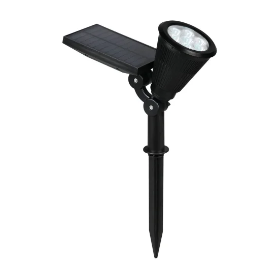 PROJECTEUR EXTÉRIEUR SOLAIRE 1W CAPTEUR D’OBSCURITÉ IP44 RGB FLAX