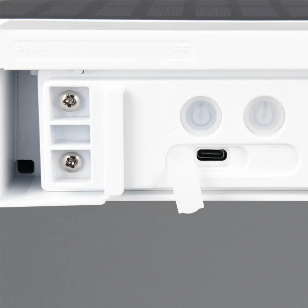 APPLIQUE EXTÉRIEUR SOLAIRE HYBRIDE 6W 4000K CAPTEUR IP44 BLANC BEGA