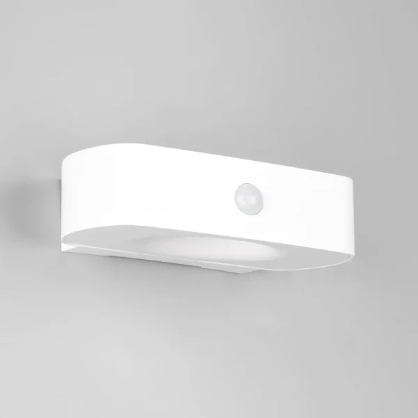 APPLIQUE EXTÉRIEUR SOLAIRE HYBRIDE 6W 4000K CAPTEUR IP44 BLANC BEGA