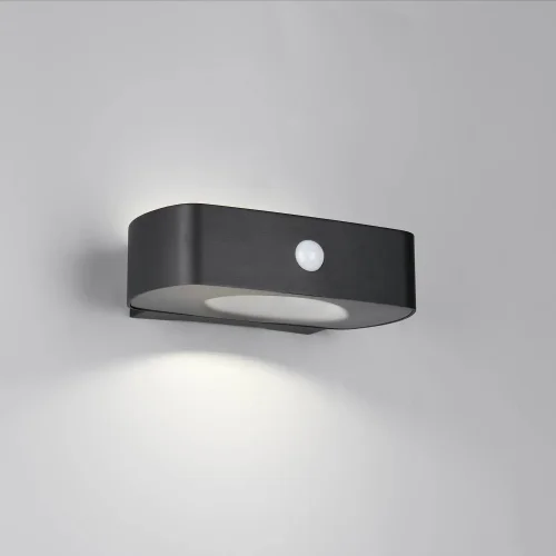 APPLIQUE EXTÉRIEUR SOLAIRE HYBRIDE 6W 4000K AVEC CAPTEUR IP44 NOIR BEGA