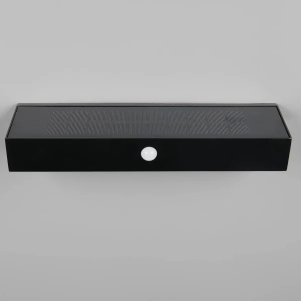 APPLIQUE EXTÉRIEUR SOLAIRE HYBRIDE 6W 4000K CAPTEUR IP44 NOIR SUNDEW APPLIQUE EXTÉRIEUR SOLAIRE HYBRIDE 6W 4000K CAPTEUR IP44 NOIR SUNDEW