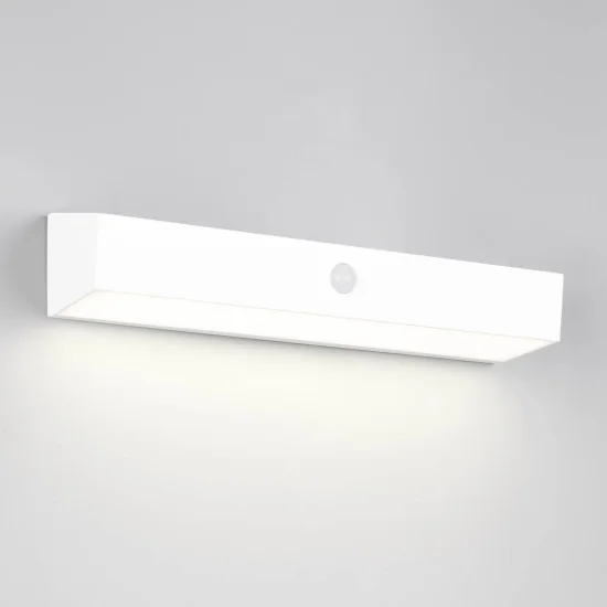 APPLIQUE EXTÉRIEUR SOLAIRE HYBRIDE 6W 4000K CAPTEUR IP44 BLANC SUNDEW