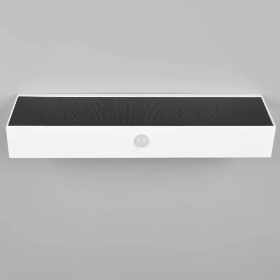 APPLIQUE EXTÉRIEUR SOLAIRE HYBRIDE 6W 4000K CAPTEUR IP44 BLANC SUNDEW 2