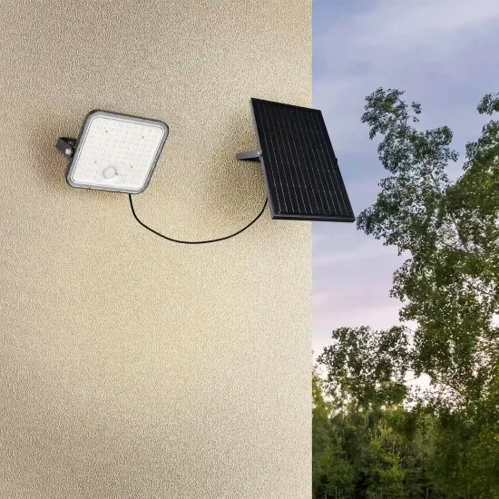 APPLIQUE EXTÉRIEUR SOLAIRE 18W 2600K CAPTEUR BASCULANT IP65 ACORUS