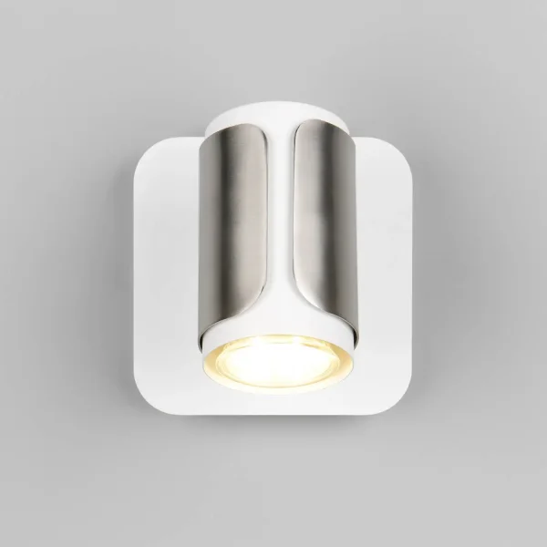 APPLIQUE/PLAFONNIER GU10 MÉTAL NICKEL MAT GIADA APPLIQUE/PLAFONNIER GU10 MÉTAL NICKEL MAT GIADA