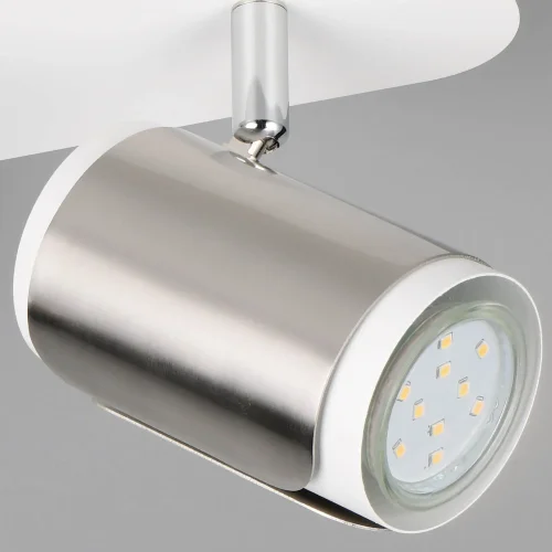 SPOT DE MUR ET DE PLAFOND 2 LAMPES GU10 MÉTAL NICKEL MAT GIADA SPOT DE MUR ET DE PLAFOND 2 LAMPES GU10 MÉTAL NICKEL MAT GIADA