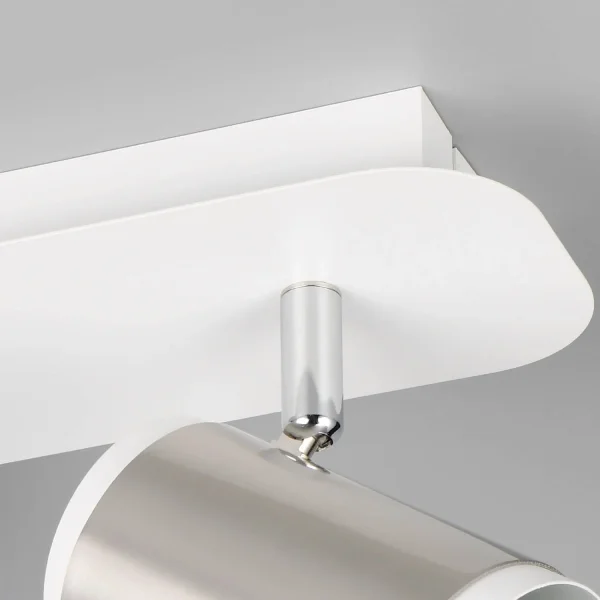 SPOT DE MUR ET DE PLAFOND 2 LAMPES GU10 MÉTAL NICKEL MAT GIADA SPOT DE MUR ET DE PLAFOND 2 LAMPES GU10 MÉTAL NICKEL MAT GIADA