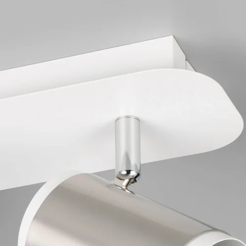 SPOT DE MUR ET DE PLAFOND 2 LAMPES GU10 MÉTAL NICKEL MAT GIADA SPOT DE MUR ET DE PLAFOND 2 LAMPES GU10 MÉTAL NICKEL MAT GIADA