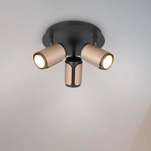 SPOT MURAL/PLAFONNIER 3 LUMIÈRES GU10 MÉTAL COFFEE GIADA SPOT MURAL/PLAFONNIER 3 LUMIÈRES GU10 MÉTAL COFFEE GIADA
