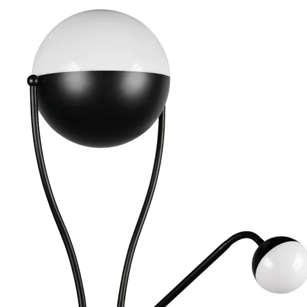 LAMPADAIRE LED 18W+3,8W 3000K MÉTAL NOIR CASCADE LAMPADAIRE LED 18W+3,8W 3000K MÉTAL NOIR CASCADE