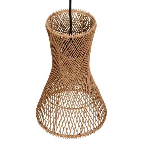 LAMPE SUSPENDUE E27 PAPIERGARN MARRON NAHELE LAMPE SUSPENDUE E27 PAPIERGARN MARRON NAHELE