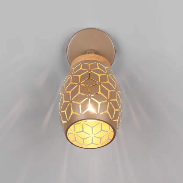 APPLIQUE MURAL 1 LUMIÈRE MÉTAL COFFEE E14 BIRKITA APPLIQUE MURAL 1 LUMIÈRE MÉTAL COFFEE E14 BIRKITA