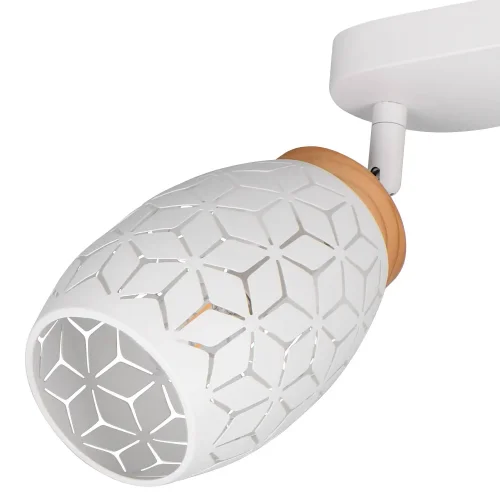 SPOT 4 LUMIÈRES PLAFOND MÉTAL BLANC E14 BIRKITA SPOT 4 LUMIÈRES PLAFOND MÉTAL BLANC E14 BIRKITA