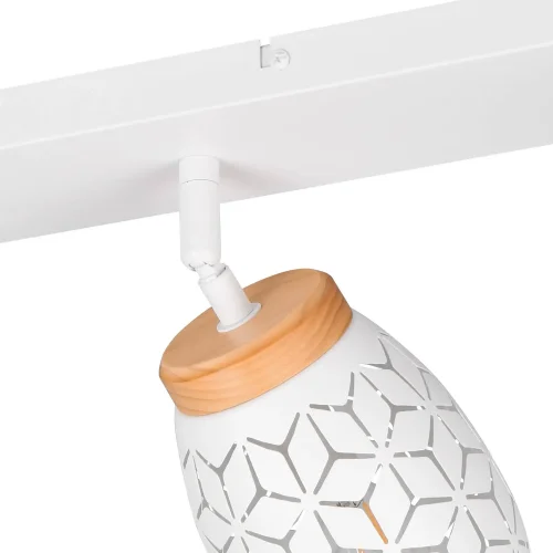 SPOT 4 LUMIÈRES PLAFOND MÉTAL BLANC E14 BIRKITA SPOT 4 LUMIÈRES PLAFOND MÉTAL BLANC E14 BIRKITA