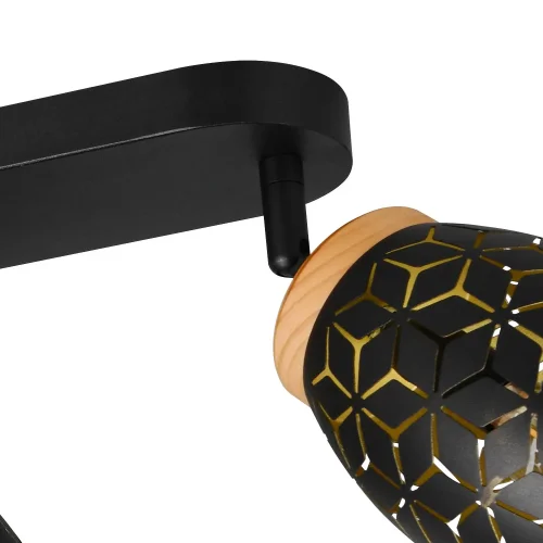 SPOT 4 LUMINAIRES DE PLAFON METAL NOIR E14 BIRKITA SPOT 4 LUMINAIRES DE PLAFON METAL NOIR E14 BIRKITA