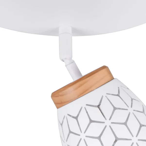 PLAFONNIER 3 LUMIÈRES MÉTAL BLANC E14 BIRKITA PLAFONNIER 3 LUMIÈRES MÉTAL BLANC E14 BIRKITA