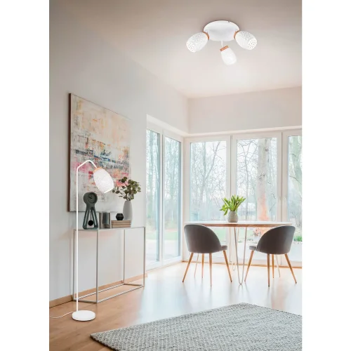 LAMPADAIRE 1 LUMIÈRE MÉTAL BLANC E27 BIRKITA LAMPADAIRE 1 LUMIÈRE MÉTAL BLANC E27 BIRKITA