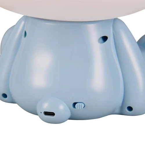 LAMPE DE TABLE LED 3W 3000K RGB OURSON BLEU LAMPE DE TABLE LED 3W 3000K RGB OURSON BLEU