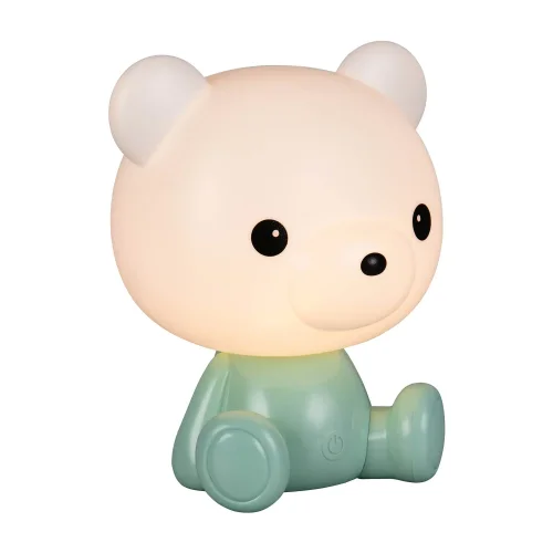 LAMPE DE TABLE LED 3W 3000K RGB OURSON VERT LAMPE DE TABLE LED 3W 3000K RGB OURSON VERT