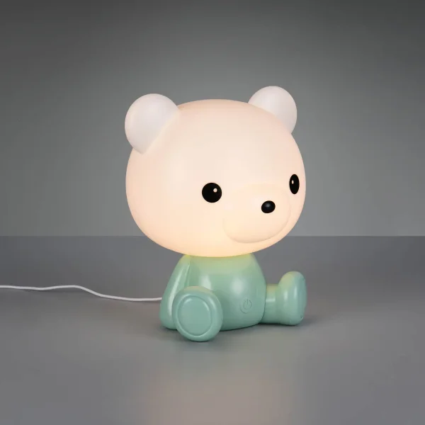 LAMPE DE TABLE LED 3W 3000K RGB OURSON VERT LAMPE DE TABLE LED 3W 3000K RGB OURSON VERT