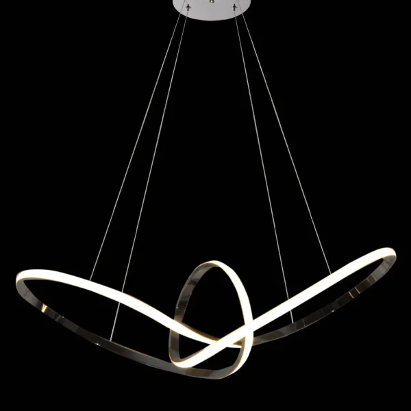 SUSPENSION LED 39W RÉGLABLE COULEUR/INTENSITÉ CHROME OLIMPO