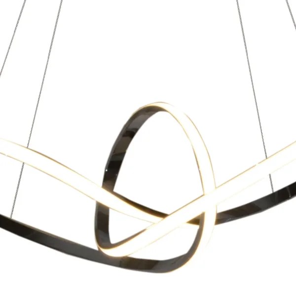 SUSPENSION LED 39W RÉGLABLE COULEUR/INTENSITÉ CHROME OLIMPO