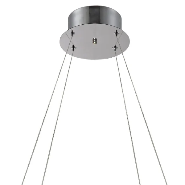 SUSPENSION LED 39W RÉGLABLE COULEUR/INTENSITÉ CHROME OLIMPO