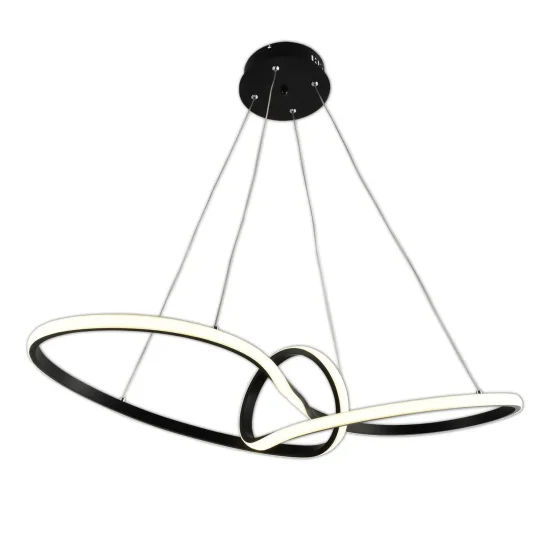 SUSPENSION LED 39W RÉGLABLE COULEUR/INTENSITÉ NOIR OLIMPO 2