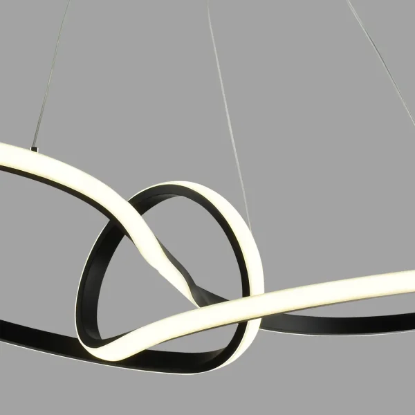 SUSPENSION LED 39W RÉGLABLE COULEUR/INTENSITÉ NOIR OLIMPO