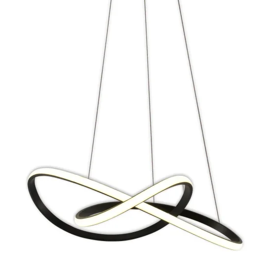 PLAFONNIER LED 39W 4000K À INTENSITÉ RÉGLABLE NOIR OLIMPO 2