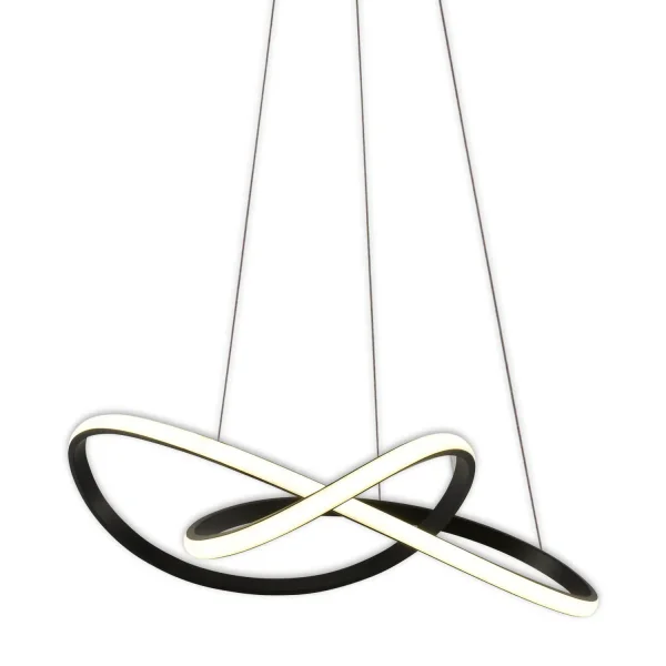 PLAFONNIER LED 39W 4000K À INTENSITÉ RÉGLABLE NOIR OLIMPO