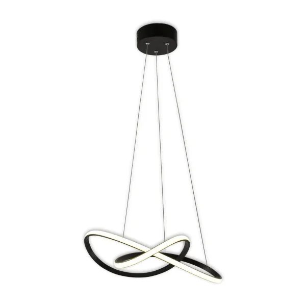 PLAFONNIER LED 39W 4000K À INTENSITÉ RÉGLABLE NOIR OLIMPO