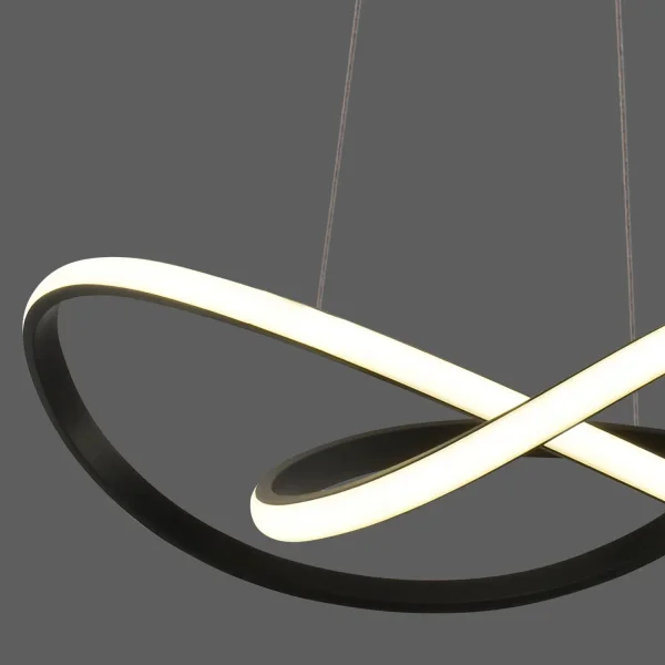 PLAFONNIER LED 39W 4000K À INTENSITÉ RÉGLABLE NOIR OLIMPO