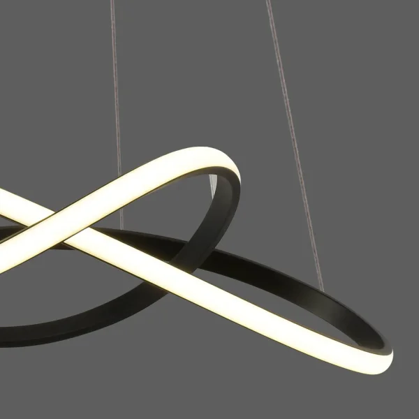 PLAFONNIER LED 39W 4000K À INTENSITÉ RÉGLABLE NOIR OLIMPO