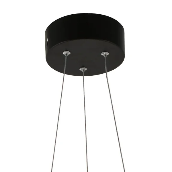 PLAFONNIER LED 39W 4000K À INTENSITÉ RÉGLABLE NOIR OLIMPO