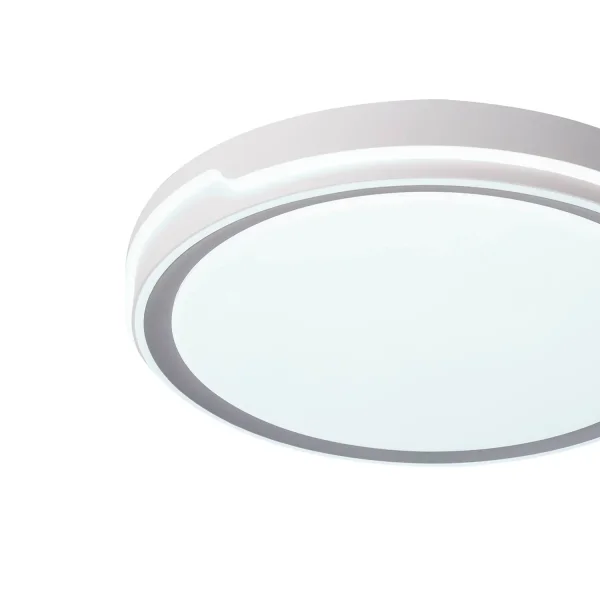 Plafonnier Led 53W Réglable Argent Charleston | Lúzete