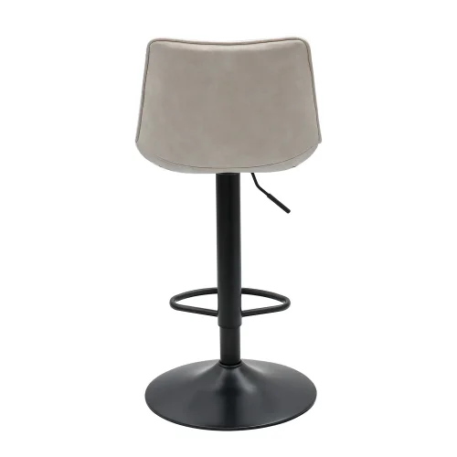 TABOURET HAWAII PIED NOIR TEXTILE BLANC VIEILLI